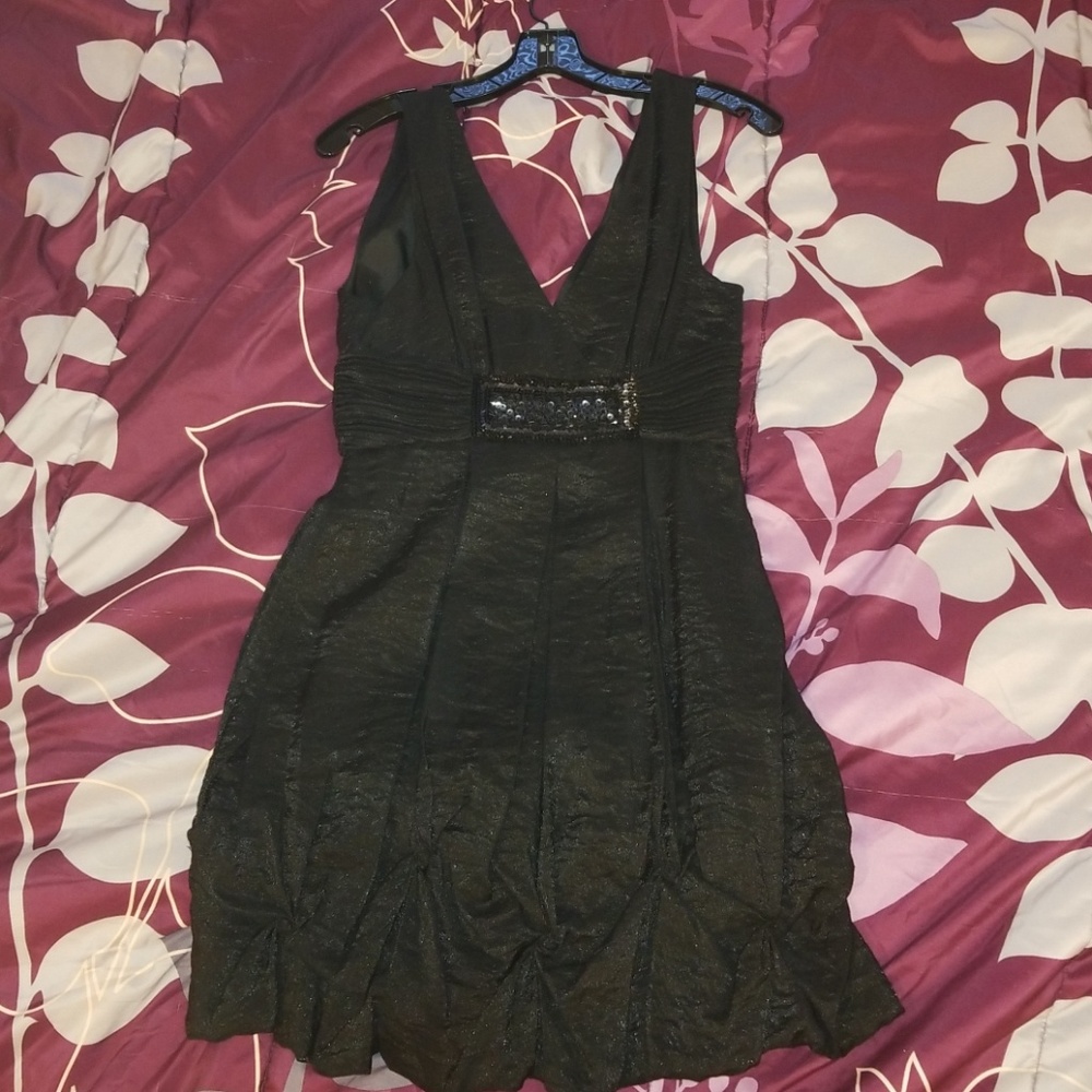 NWOT BCBG black mini dress